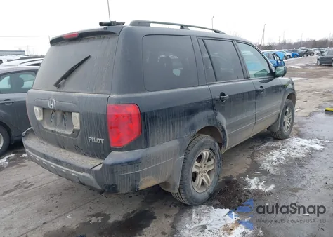 2004 Honda Pilot Ex from USA, damaged, VIN 5FNYF18474B007257